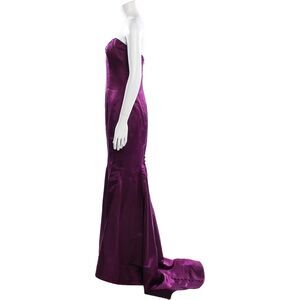 Reem Acra Purple Formal gown size XL/12 (orignal retail over $1k)